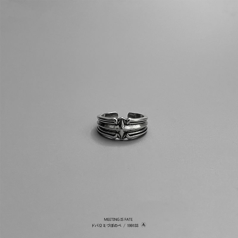 Elnge - Star Alloy Open Ring
