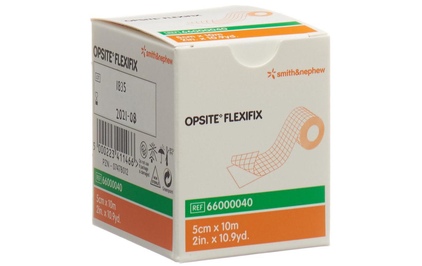 Fixierfolie Opsite Flexifix 5 cm x 10 m 1 RolleWasserdichte Fixierfolie