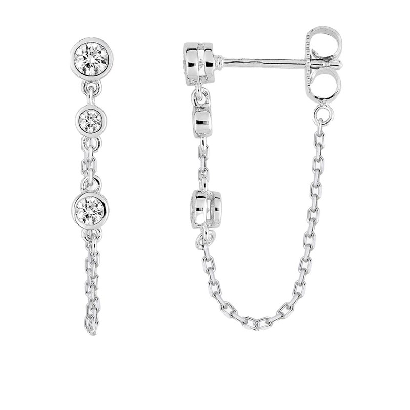 Boucles d'oreilles femme - Argent 925