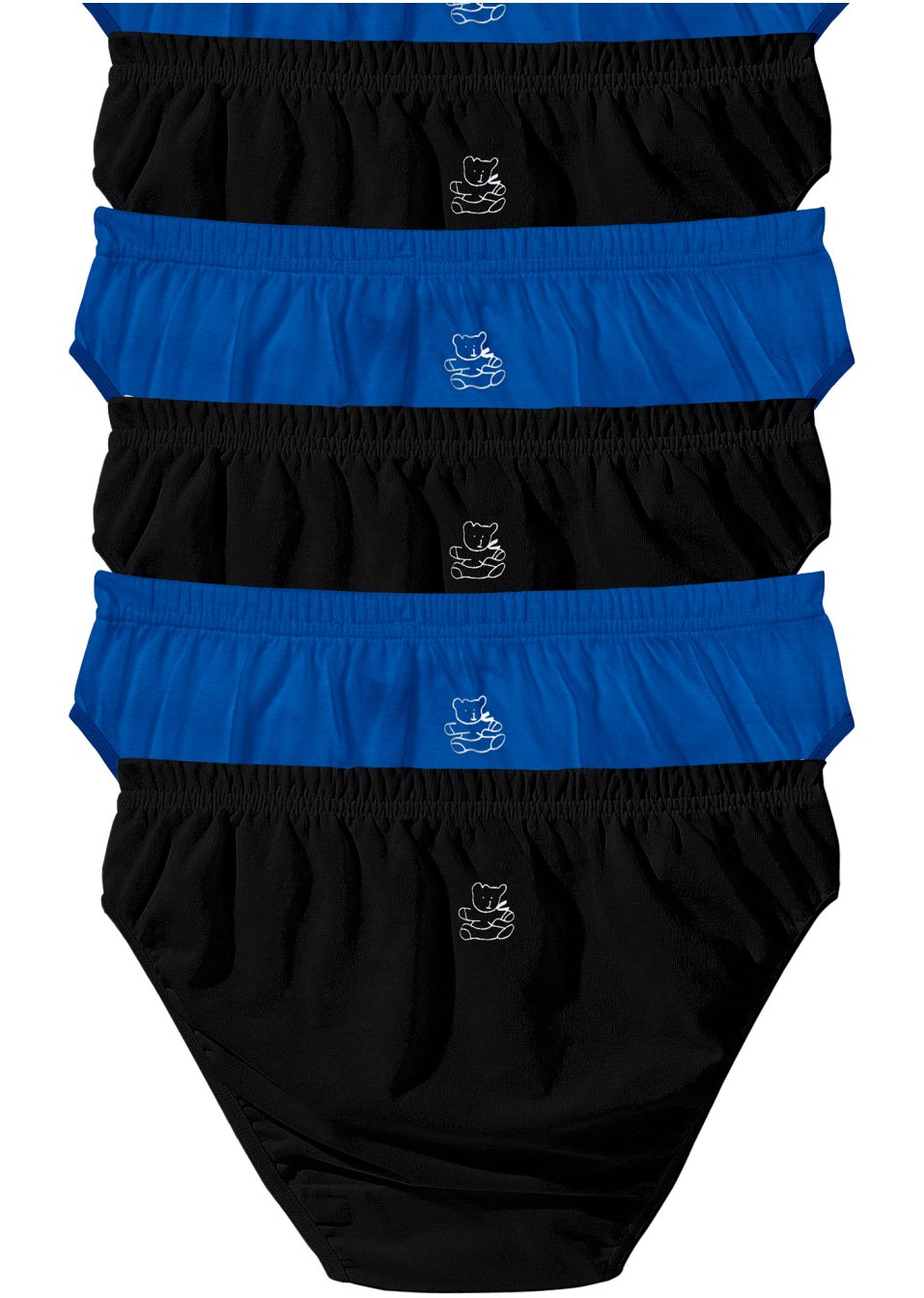 Lot de 6 slips avec imprimé ourson