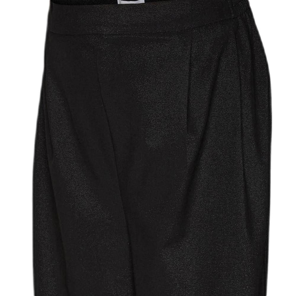 Mamalicious Pantalon Droit Noir Femme Mamalicious Glitter