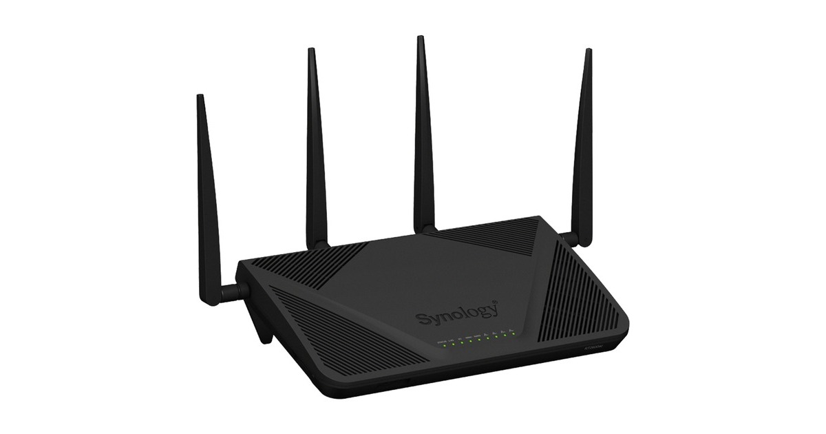 SynologyRT2600AC router  (Zwart, 2,4Ghz/ 5Ghz Dual-Band)
