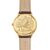 Sternglas Hamburg gold Quarz Heritage Leder S01-HH07-HE01