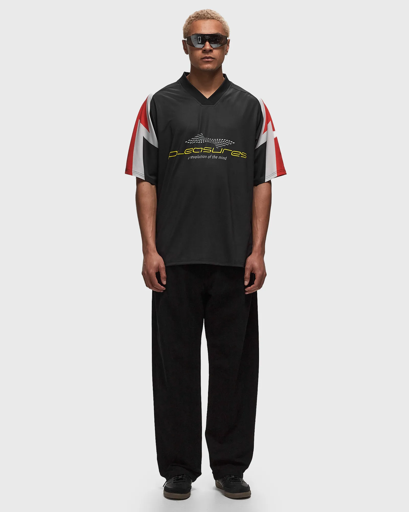 Pleasures MIND SOCCER JERSEY