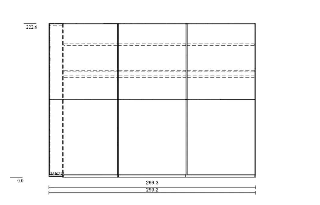 Schwebetürenschrank Marcato 2.0 300 x 223 cm