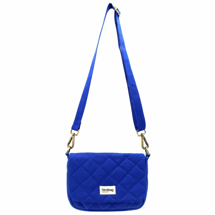 Sac à main matelassé Margault Bleu électrique