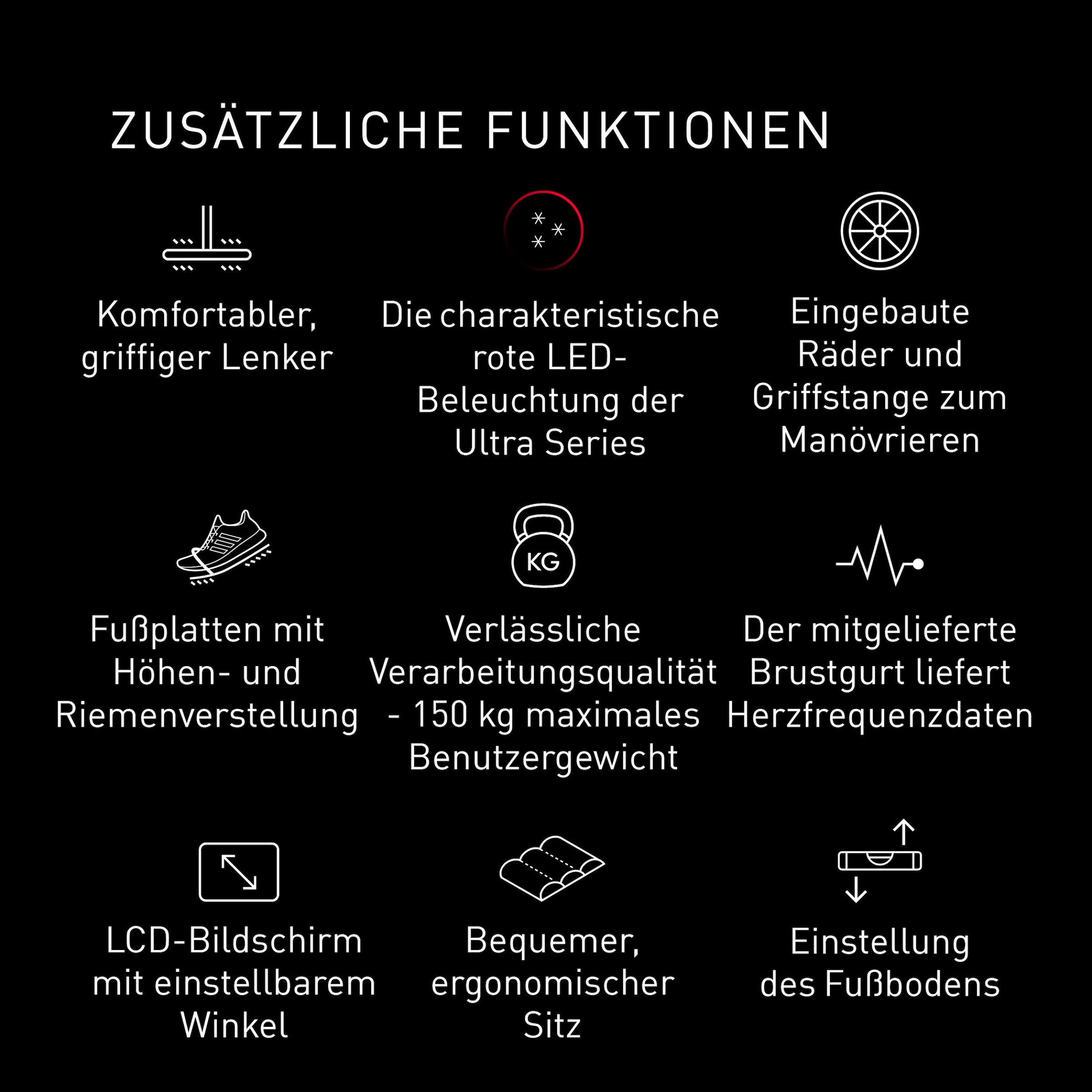 adidas Performance Rudergerät »Rudergerät R-21x« Rudermaschine, 16 Widerstandsstufen
