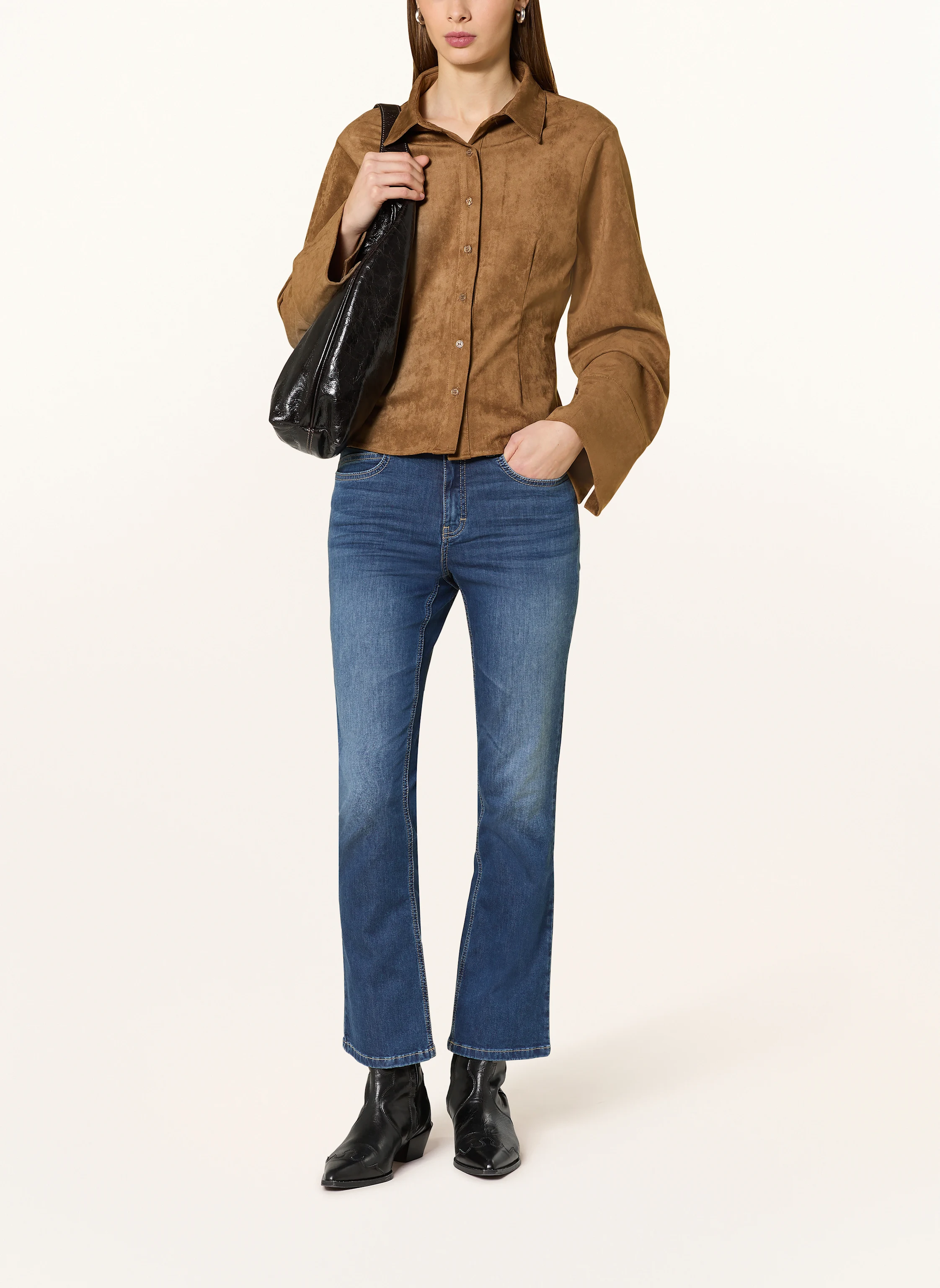 OPUS PANTS Flared Jeans ENJA GENTLE