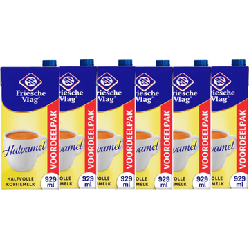 Friesche Vlag Halvamel 6 x 929 ml
