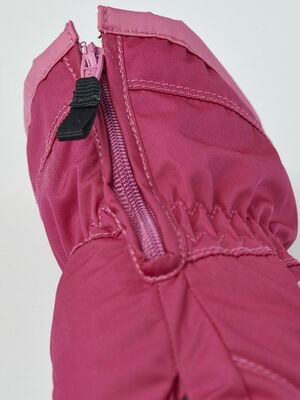 Hestra Sarri Zip JR Hanske, Orkidee/Fuchsia