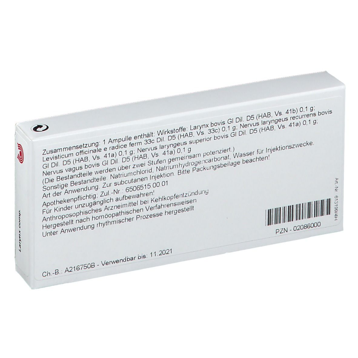 WALA® Larynx Comp. Amp.