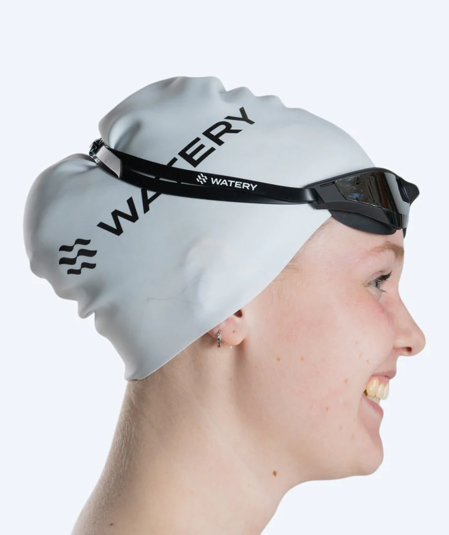 Watery svømmebriller - Instinct Ultra Mirror - Sort/sølv