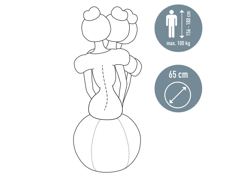 Leitz Sitzball Ergo Cosy Active Blau Der ergonomische Leitz Ergo Cosy Sitzball für aktives Sitzen