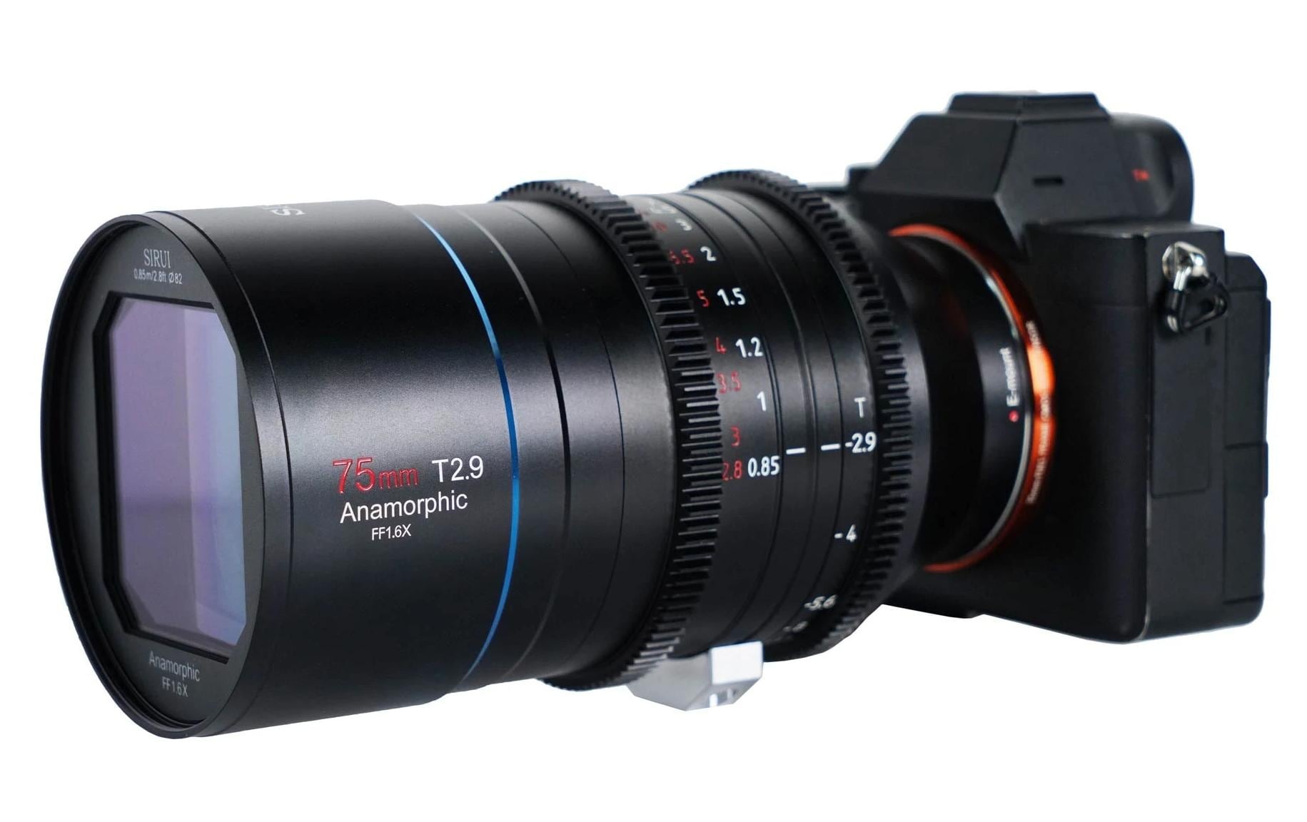 Festbrennweiteobjektiv »Sirui 75mm T2.9 1.6x Anamorphic lens – Nikon Z«