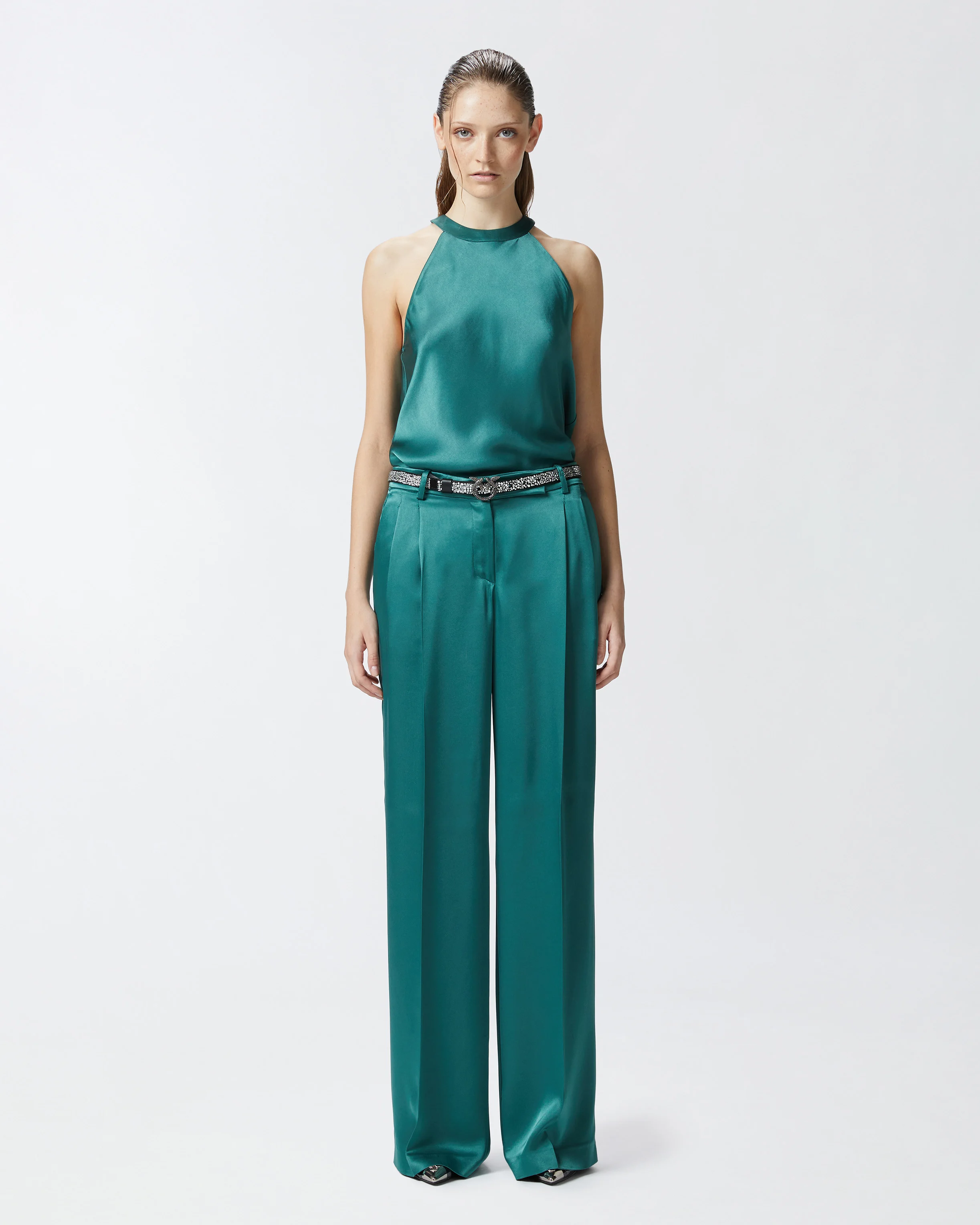 Pantalon couture | Vert
