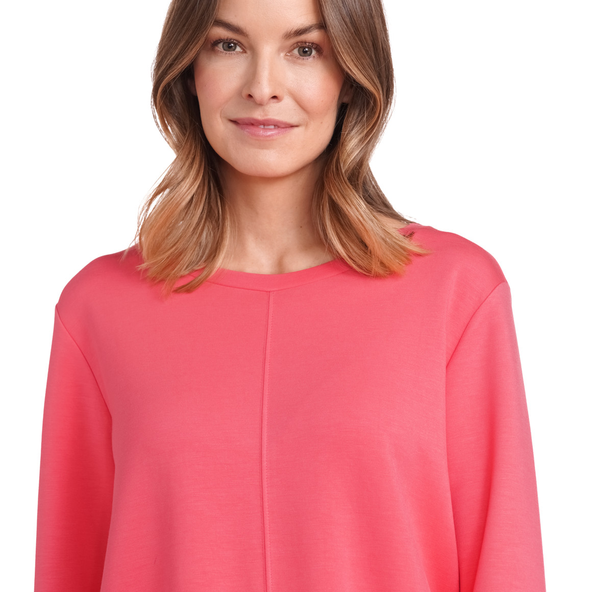 Gina Benotti Damen Sweatkleid mit 3/4-Arm pink