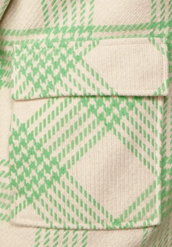 Kurze Karojacke - light spring green