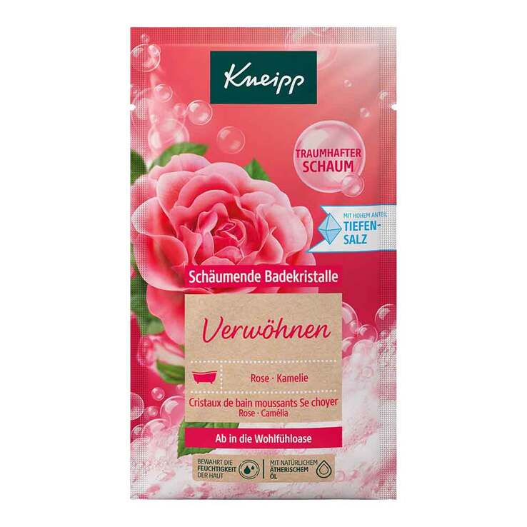 Kneipp schäumende Badekristalle Verwöhnen, 80 g
