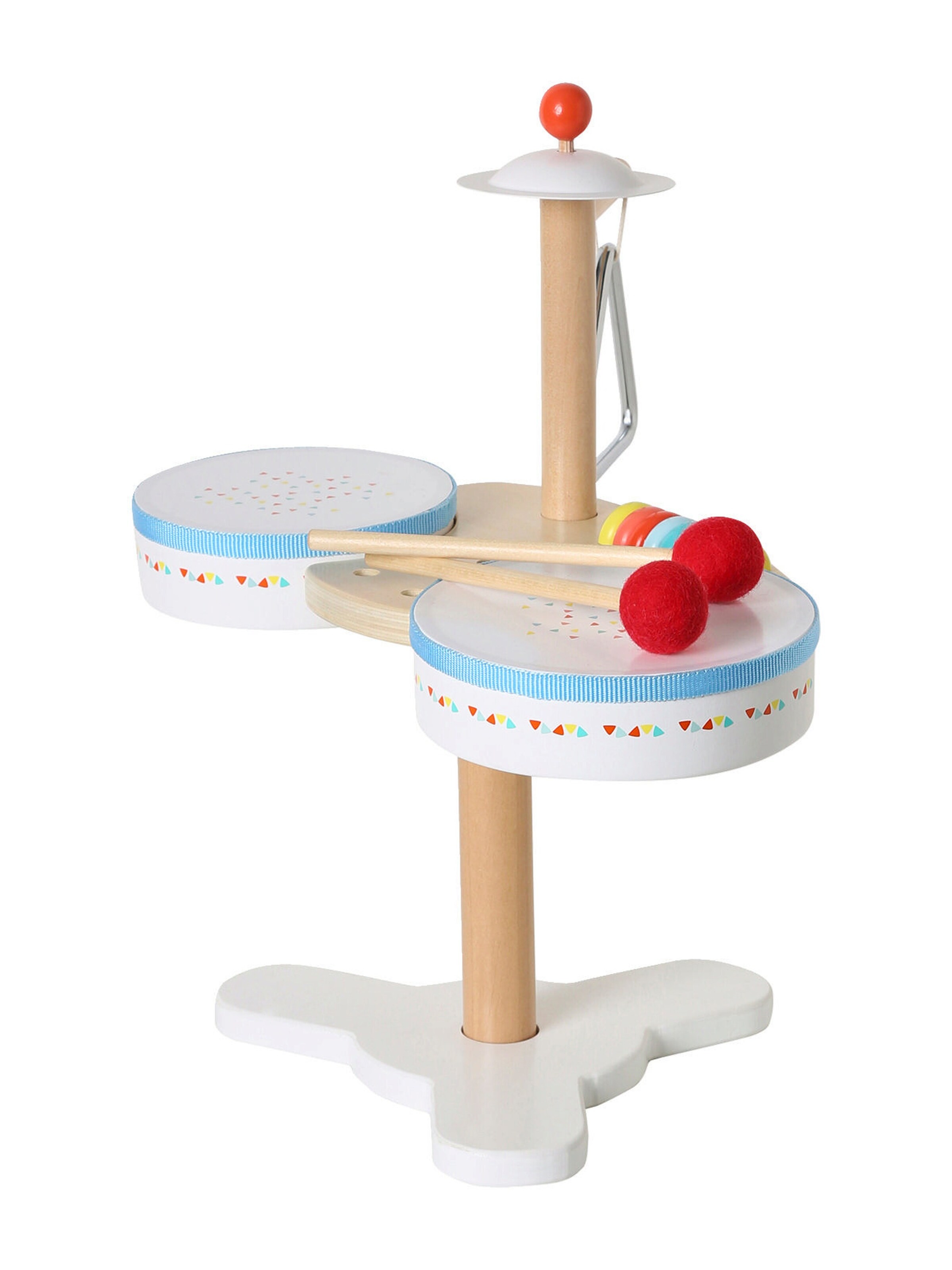 Vertbaudet Kinder Schlagzeug, Holz FSC® mehrfarbig
