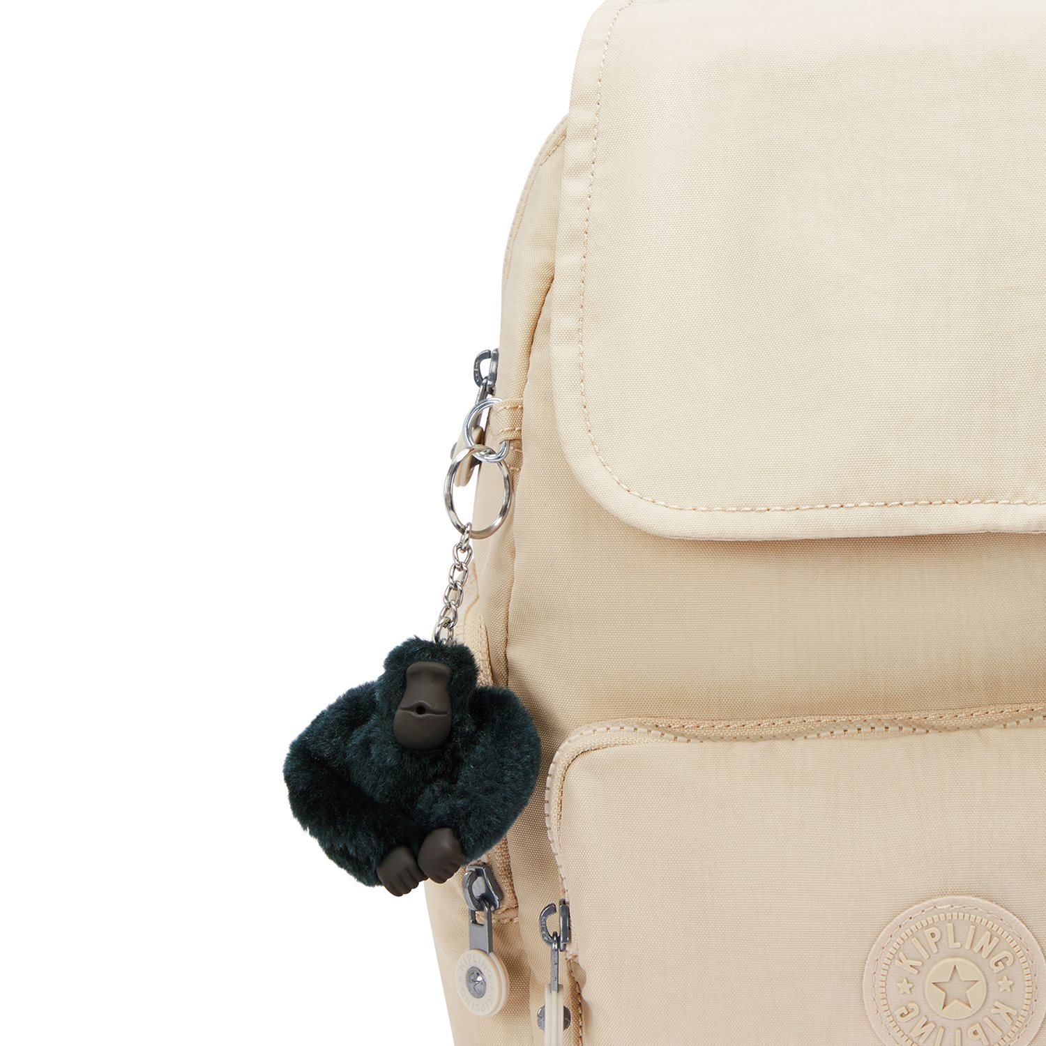 Kipling City Zip S back to beige