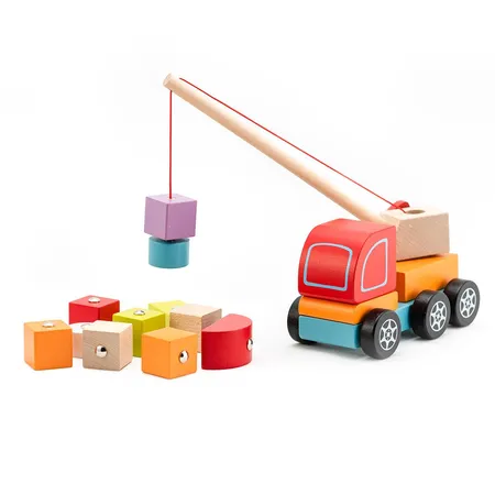 Cubika Mobilkran mit Magnet Holz