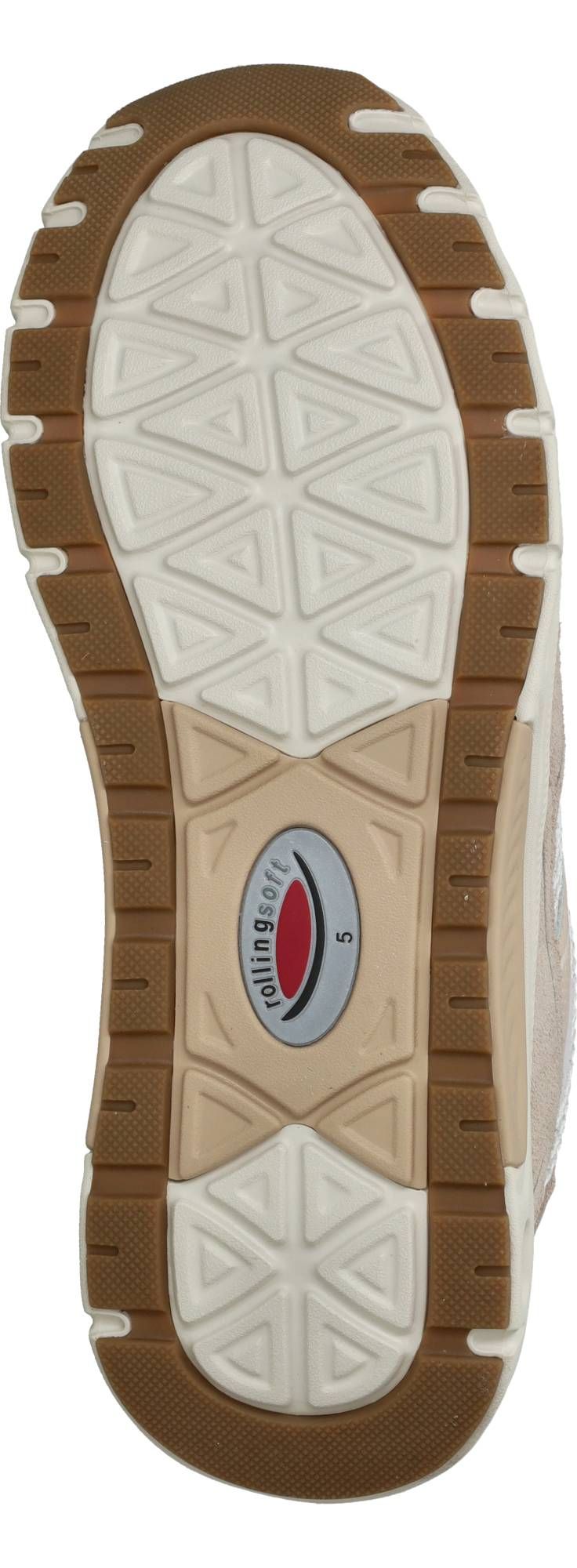 Gabor Rollingsoft Sneakers Beige Dames