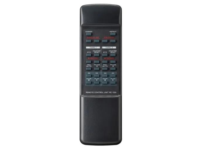 Teac W-1200 - Dobbelt kassettestation - sort