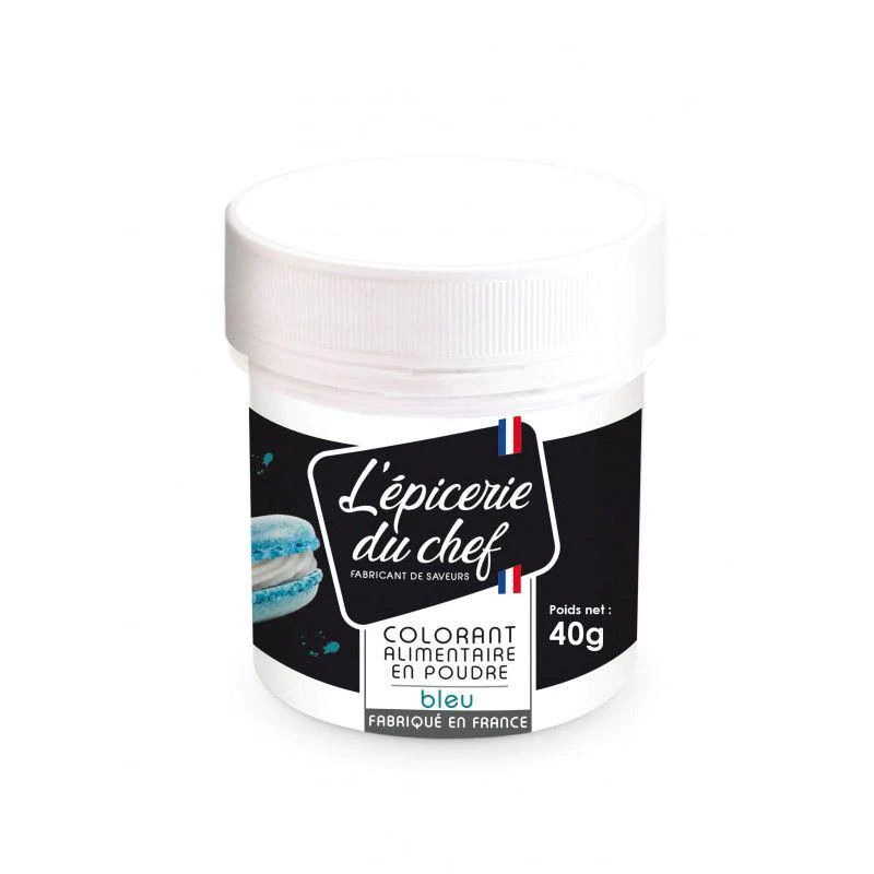 Colorant alimentaire en poudre bleu 40 g Scrapcooking