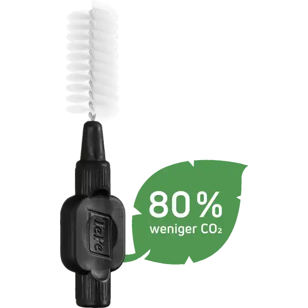 Interdentalbürsten Schwarz, ISO 8, 1,5 mm, 8 Stück