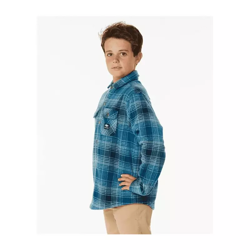 Chemise junior RIPCURL Polar Fleece Party Pk Shirt -B Blue