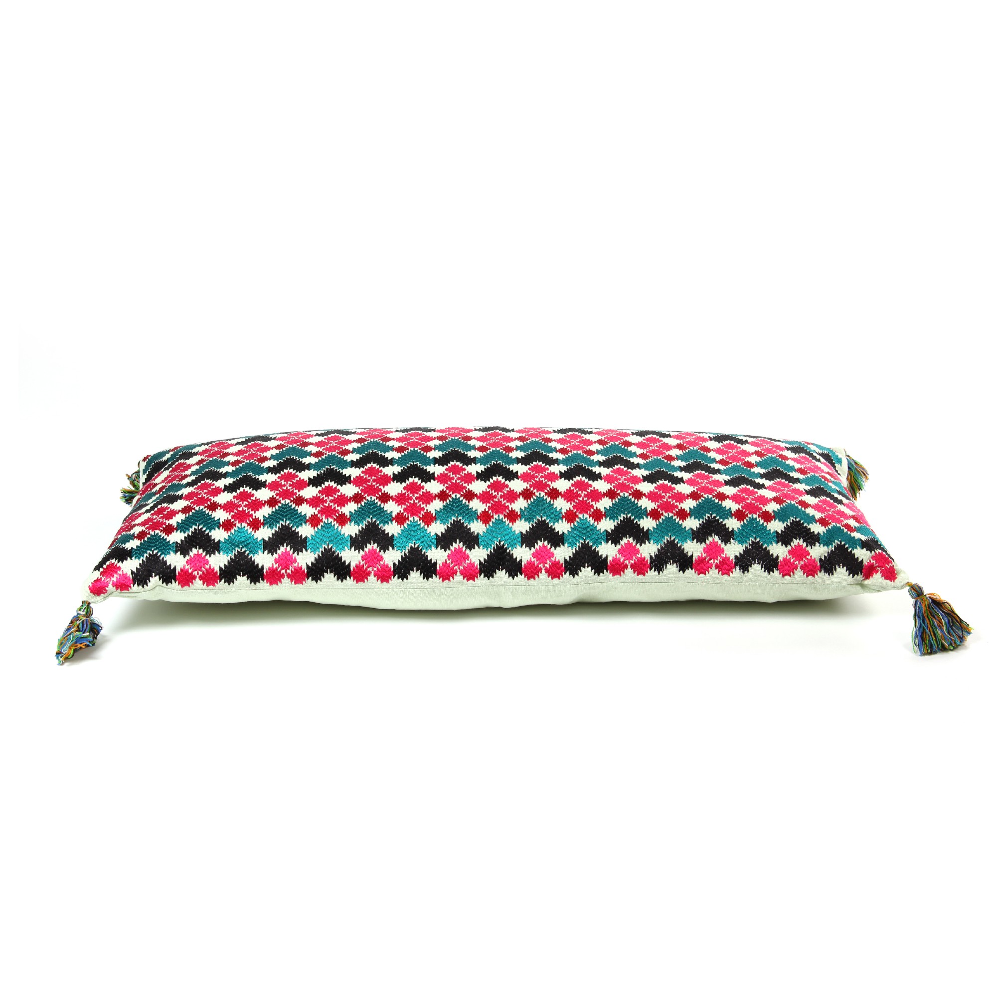 Langkissen 'Heanor', multicolor, T 35 cm, B 80 cm von fischer's lagerhaus