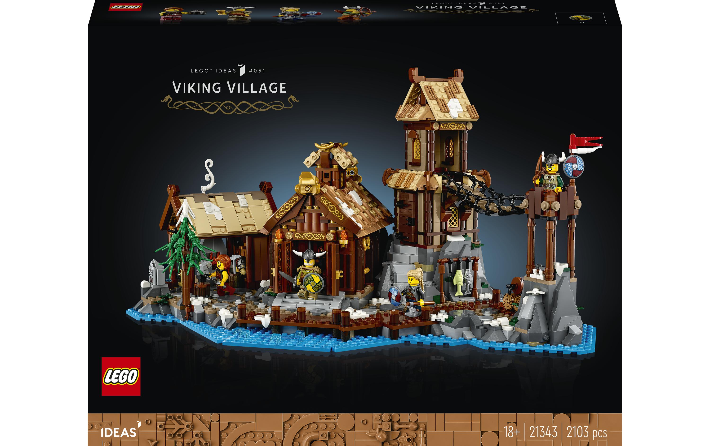 Ideas Wikingerdorf 21343<br>Wikinger-Spielset