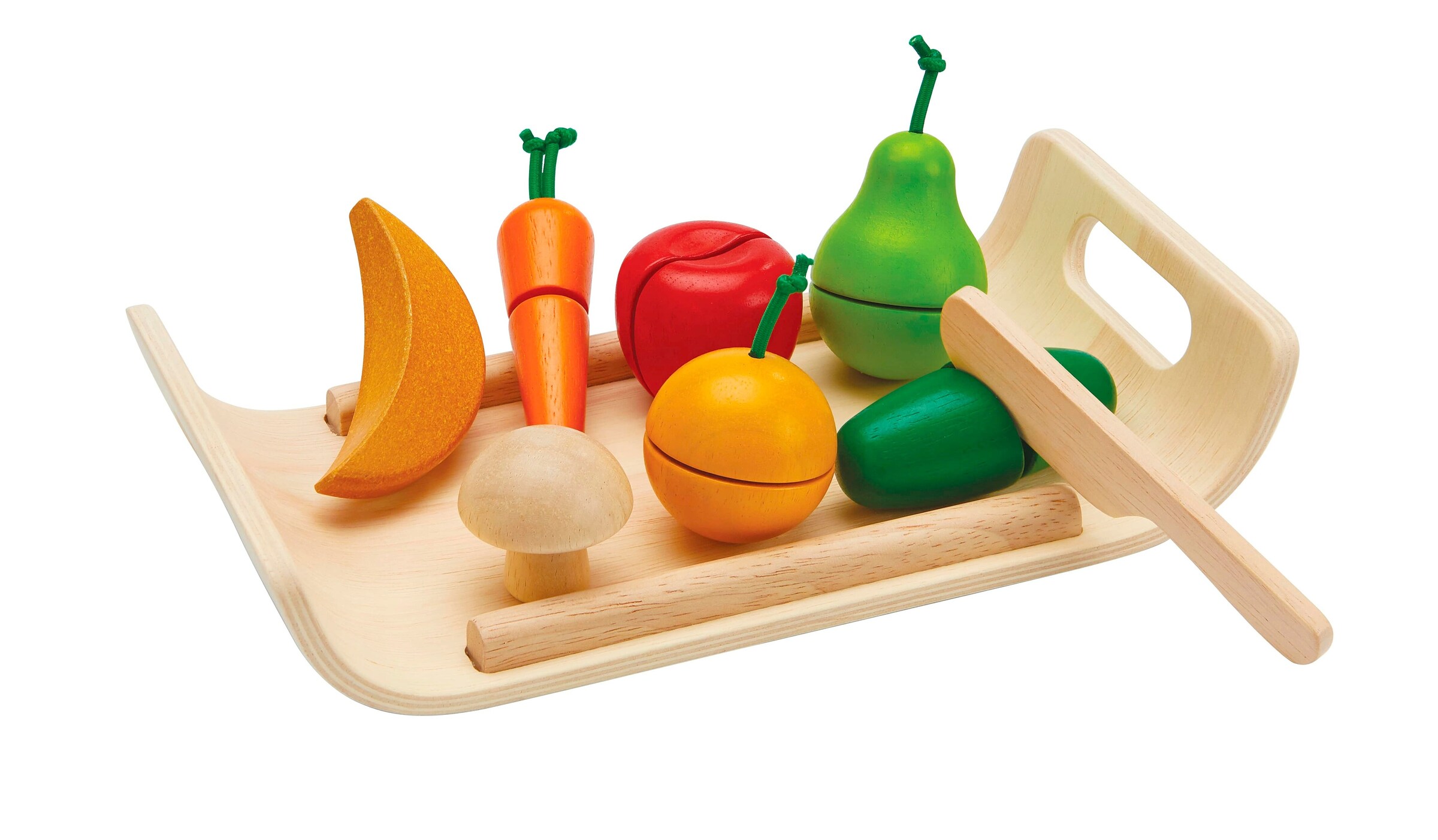 PlanToys Schneidebrett Obst & Gemüse