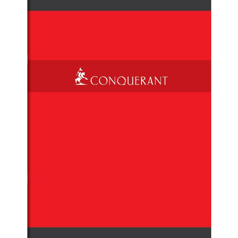 Cahier Conquerant 7 Agrafe 170X220 32P 70G Seyes Assorti
