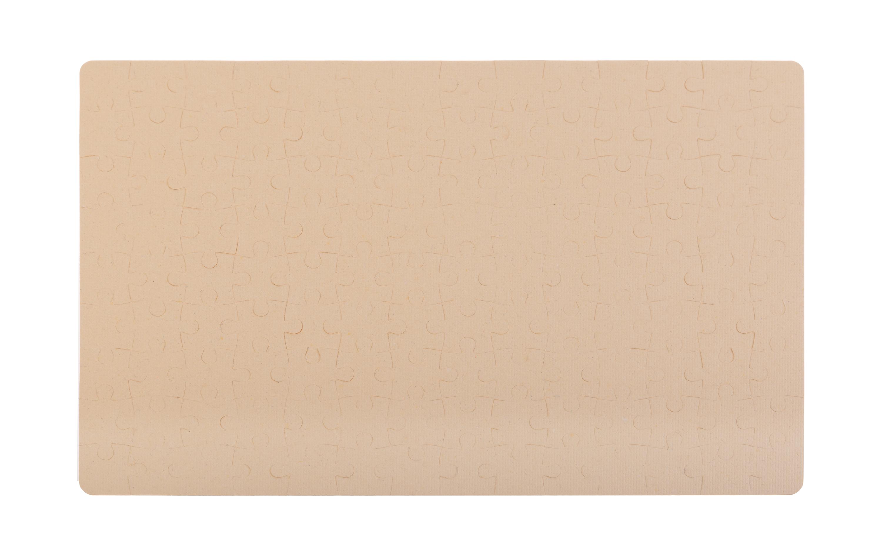 Papp-Puzzle zum Bemalen, 27 x 18 cm, 3 StückPuzzle mit sublimationsfähiger Beschichtung