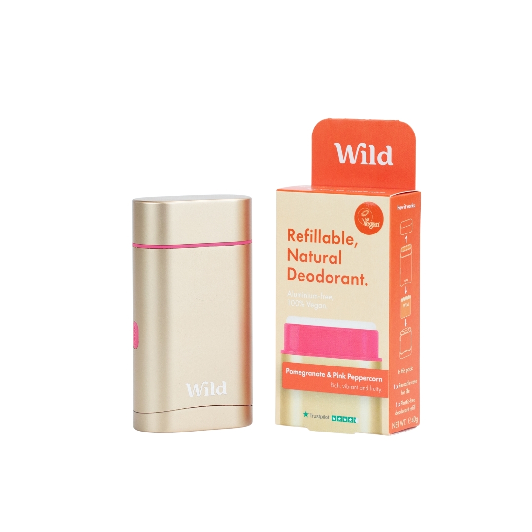 Wild Deo Pomegranate & Pink Peppercorn Gold Case Startpakke