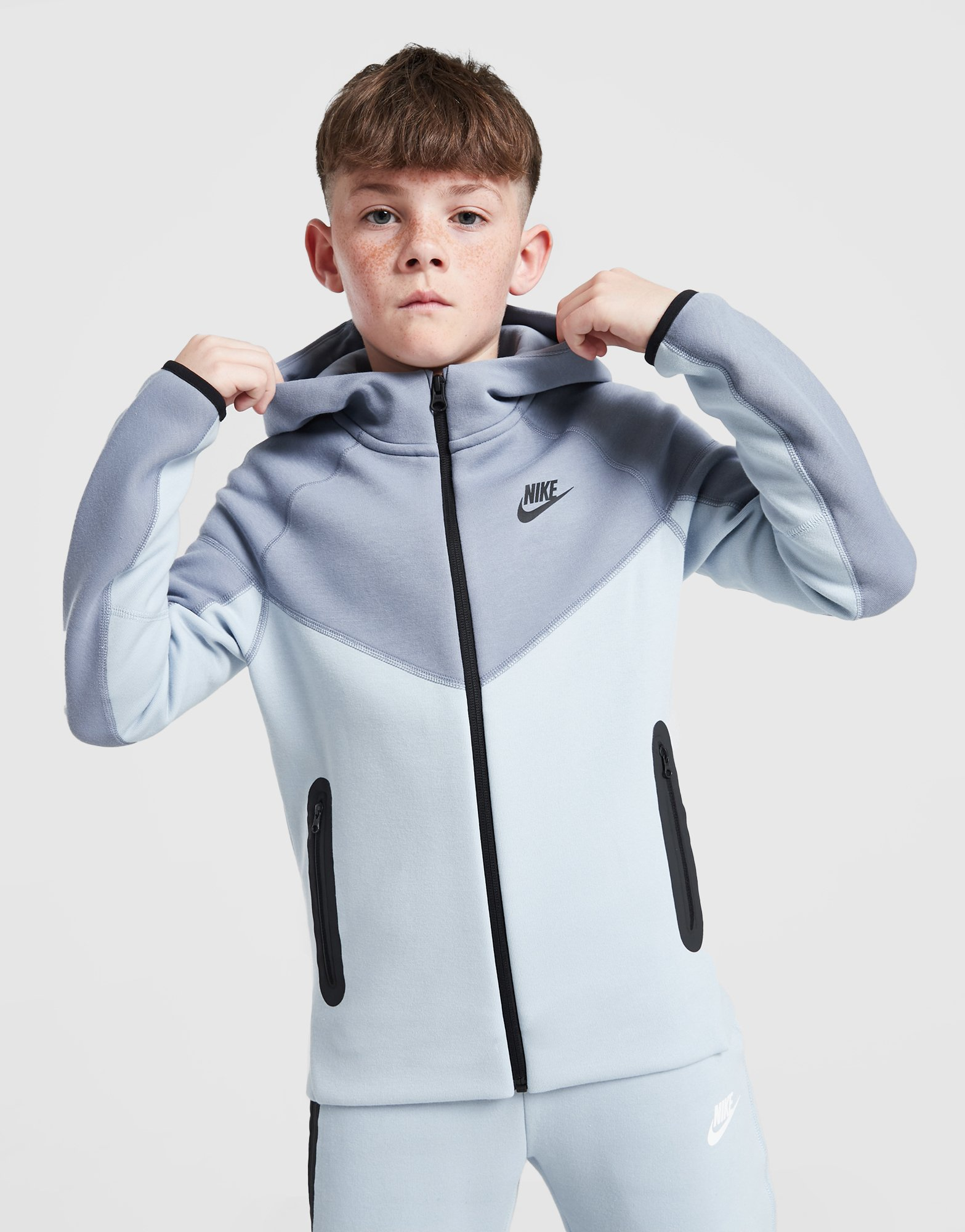 Nike Tech Colour Block Full Zip Hoodie