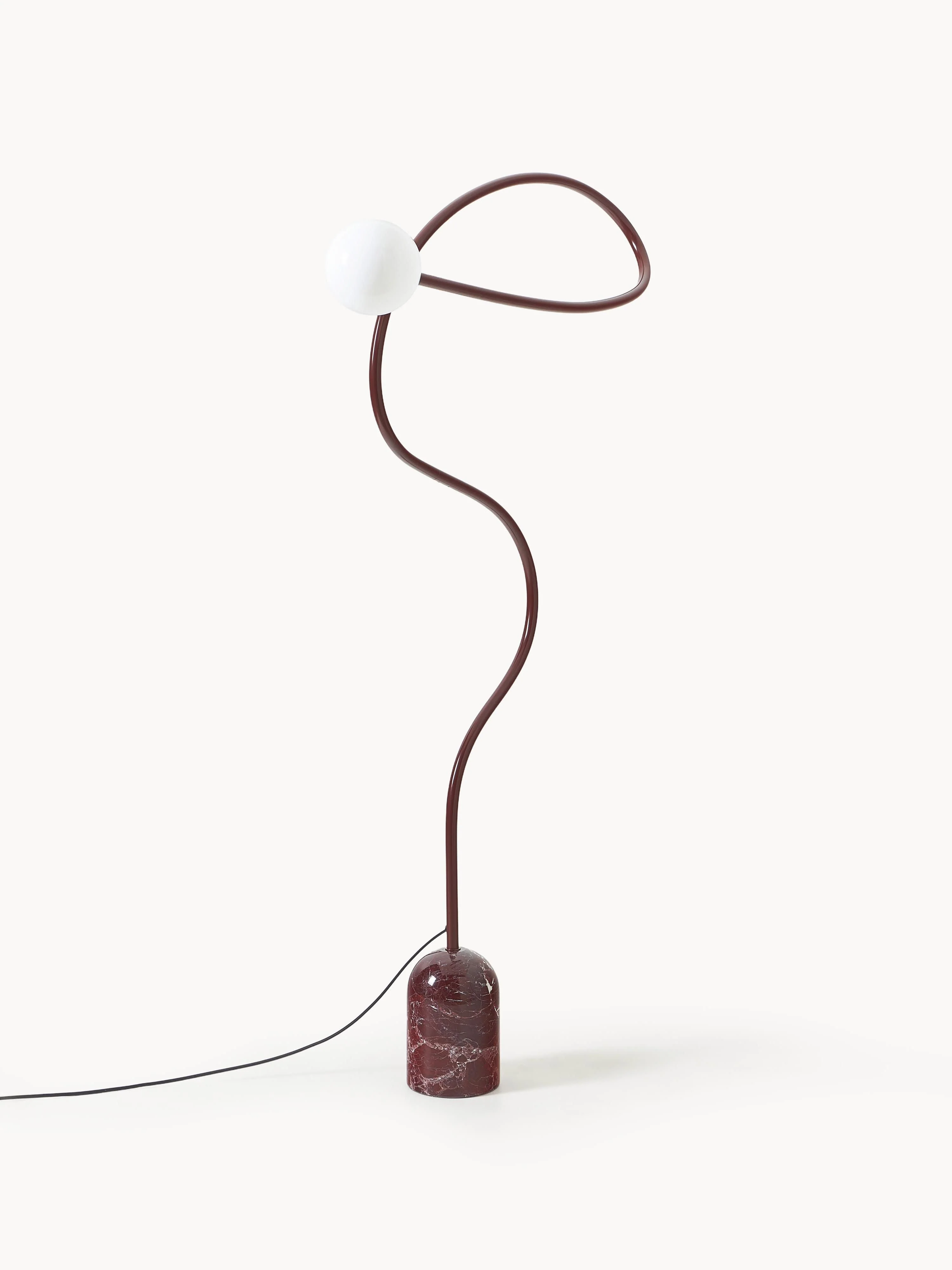 Vloerlamp Alina met marmeren voet