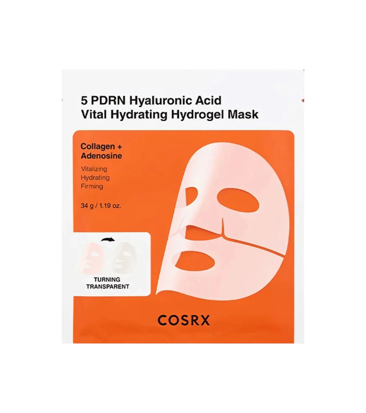COSRX - *5 PDRN* - Máscara Facial Hidratante Hyaluronic Acid Vital