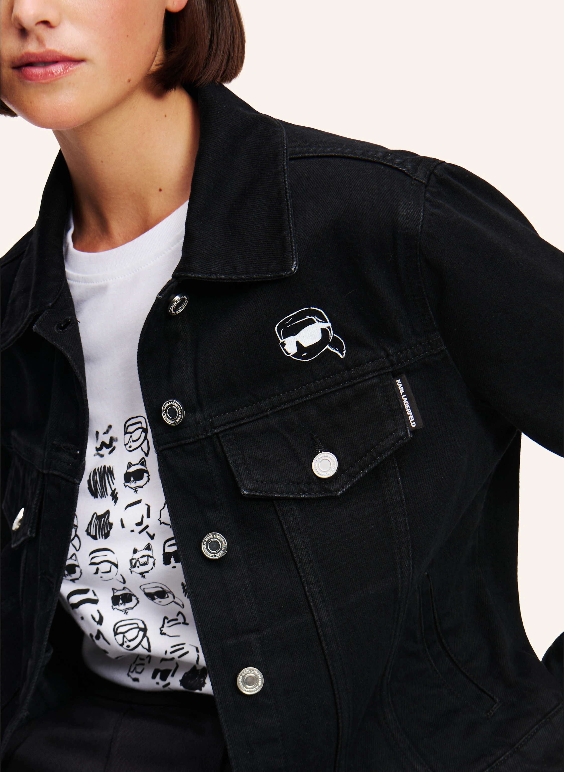 KARL LAGERFELD IKON JEANSJACKE