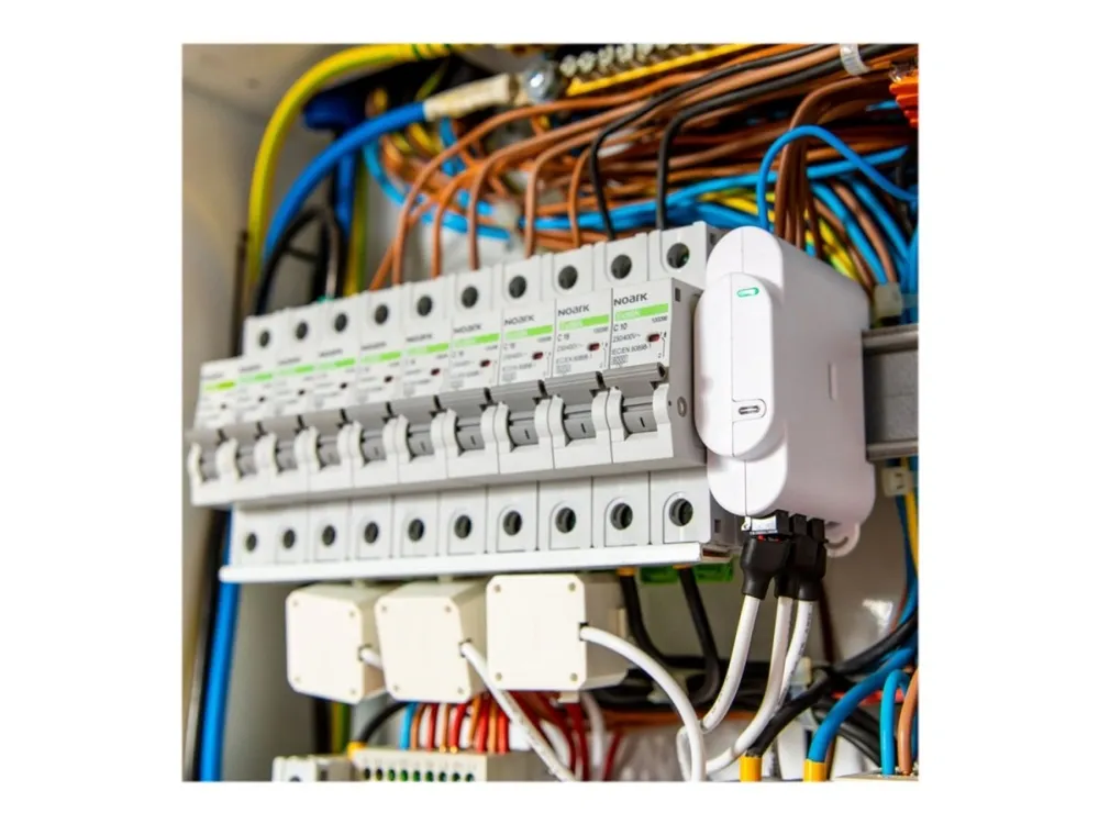 Shelly 3EM - Energimåler - effektmåler til 3-faser med kontrol - Wi-Fi - Hvid