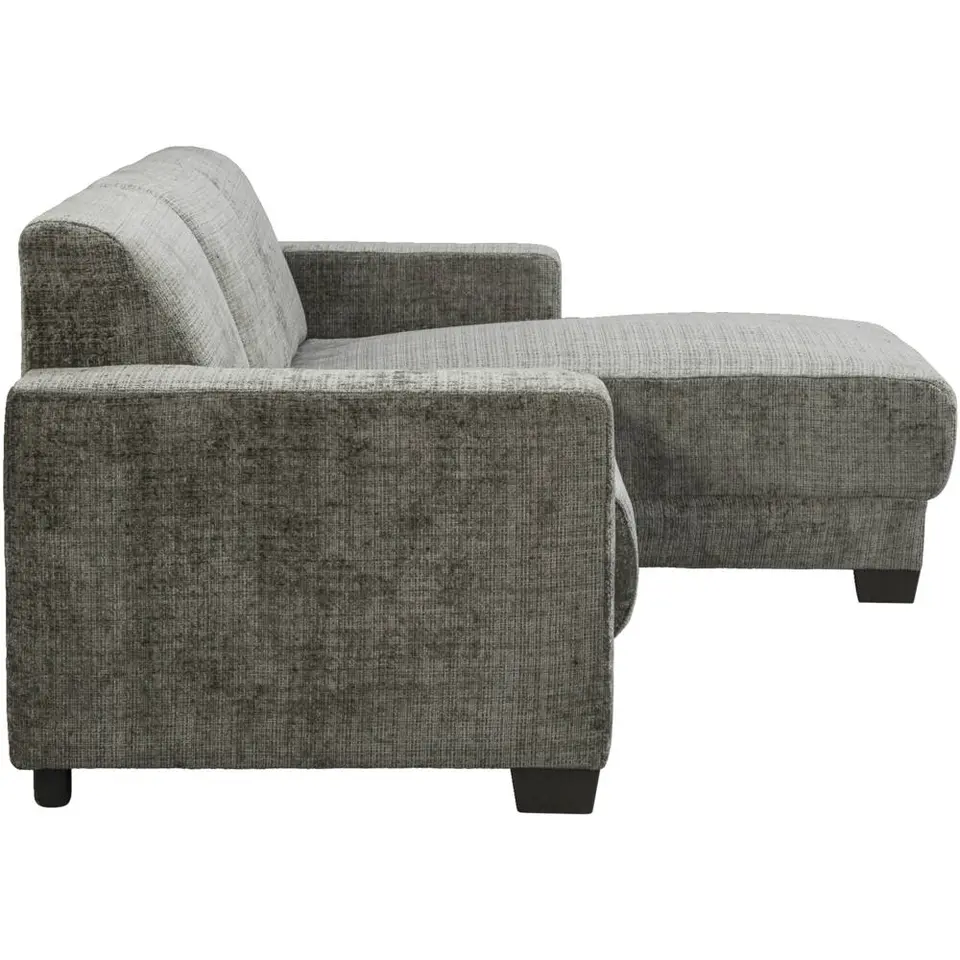 Bank Aberdeen met chaise longue rechts - Cremona - grijs
