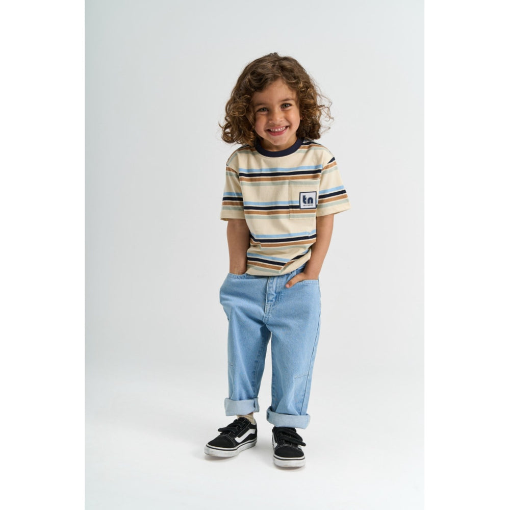 Køb THE NEW Siblings Light Blue Denim Tnstsilvio Barrel Fit Jeans