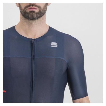 Maillot Manches Courtes Sportful Light Pro Bleu Foncé