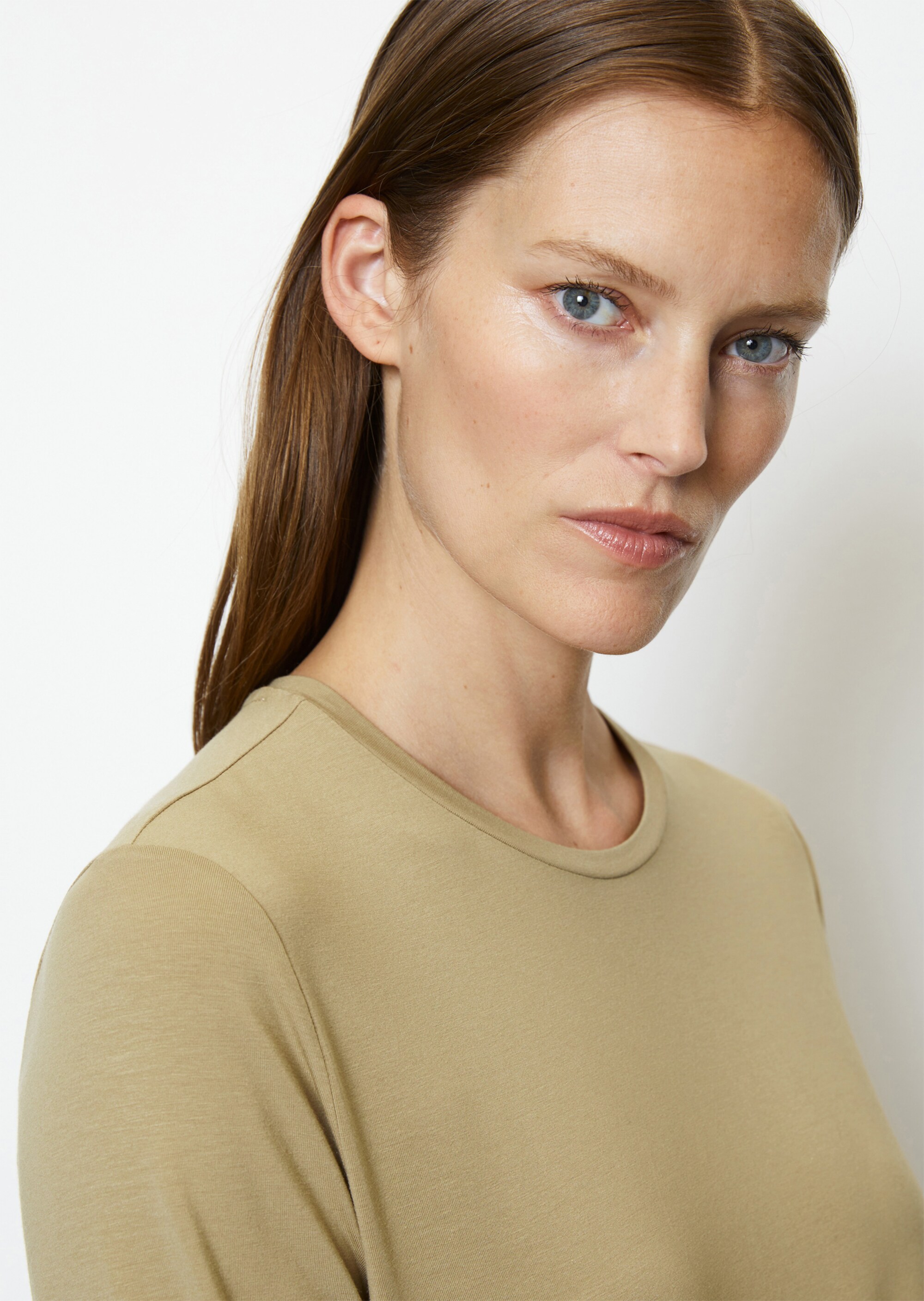 Longsleeve regular aus OCS Blended TENCEL™ Modal
