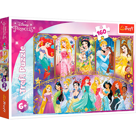 Disney prinsesser puslespil - 160 brikker