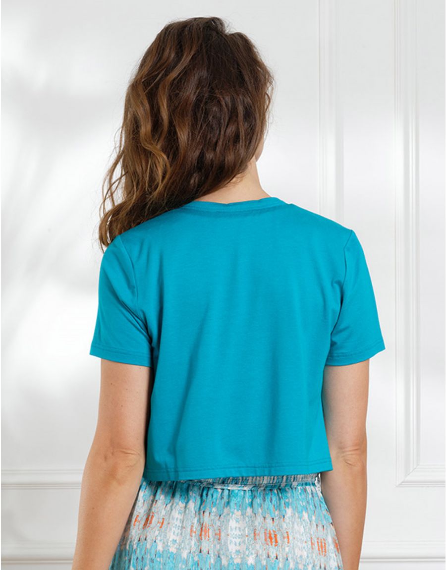 Boléro stretch bleu