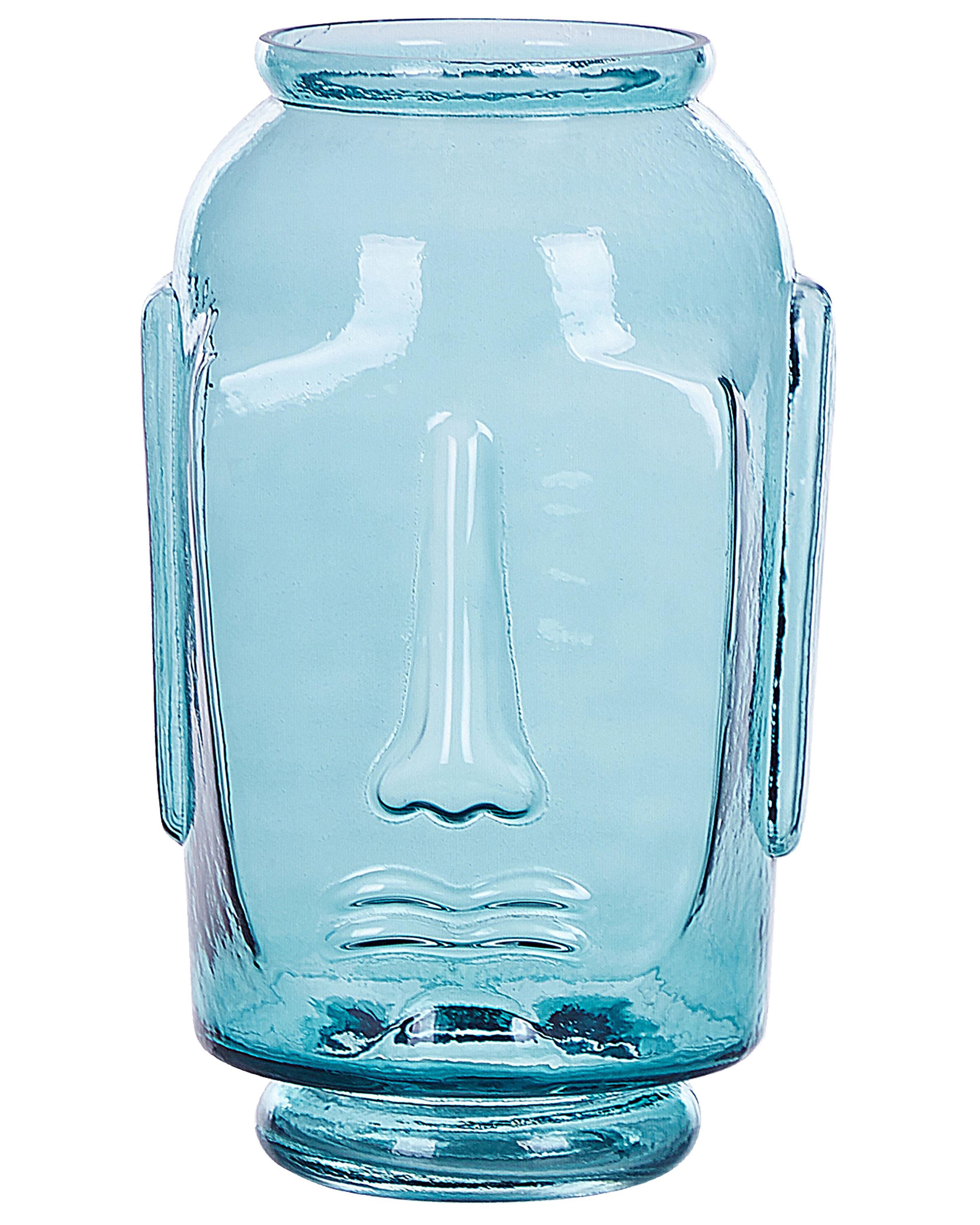Decoratieve vaas SAMBAR Glas 31 cm Blauw