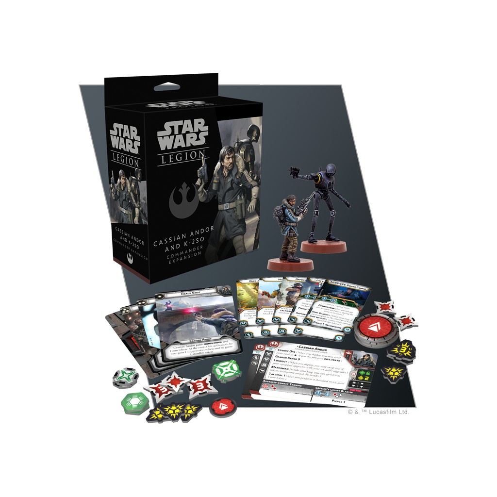 Star Wars Legion : Cassian Andor and K-2SO Commander Expansion