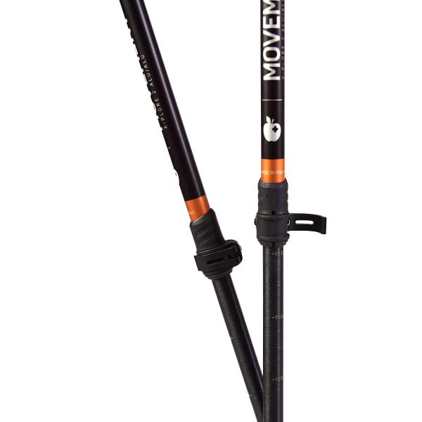 Bâton ski de randonnée MOVEMENT X-PLORE 2 ALU BLACK/ORANGE